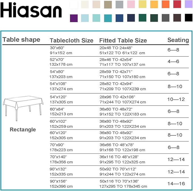 Checkered Tablecloth Rectangle, 52 x 70 Inch - Image 5