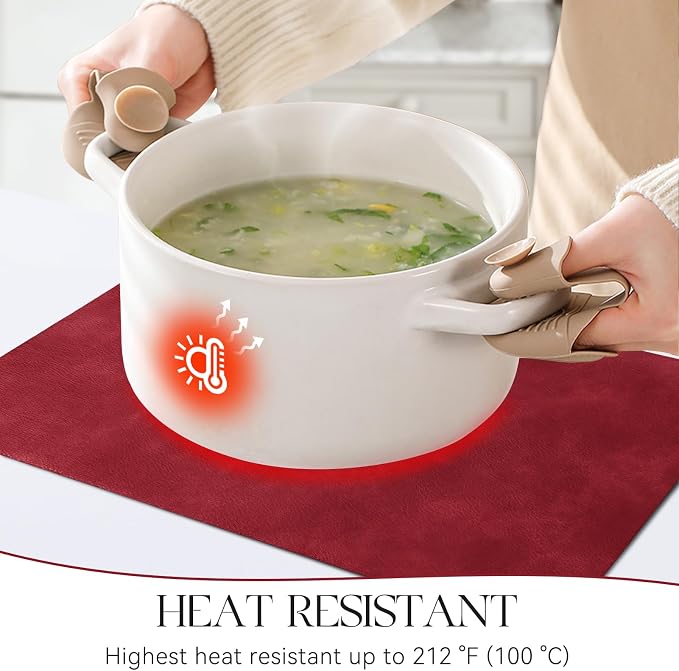 MOSAYT Vinyl Placemats Set of 8-12 X 17 Inch - Image 3