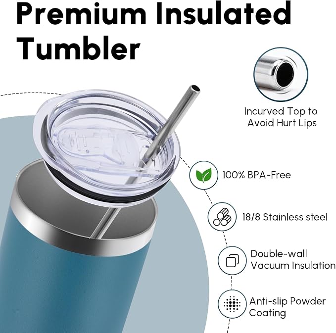 Volhoply 20 oz Skinny Tumbler - Image 3