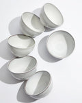 5.3" Cereal Bowls & Dessert Bowls Set of 6-20 Oz Small Bowls by Pokini