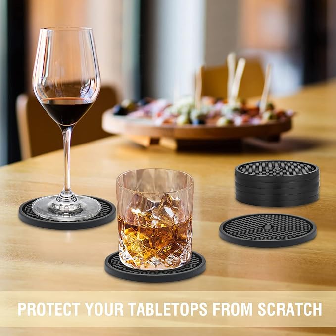 Silicone Drink Coasters - Image 6