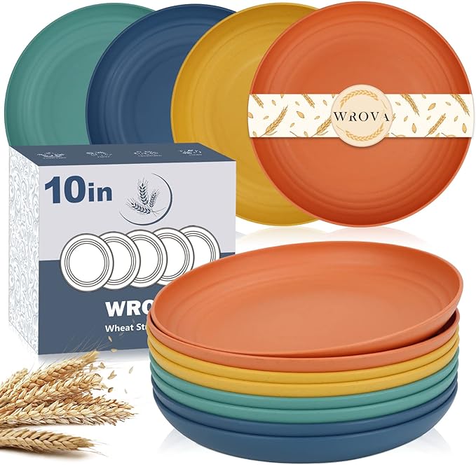 Wheat Straw Plates by WROVA