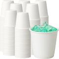100 Pack 3 oz Paper Cups, Small Coffee Cups, Disposable Mini Bathroom Mouthwash by ECOEXTRA