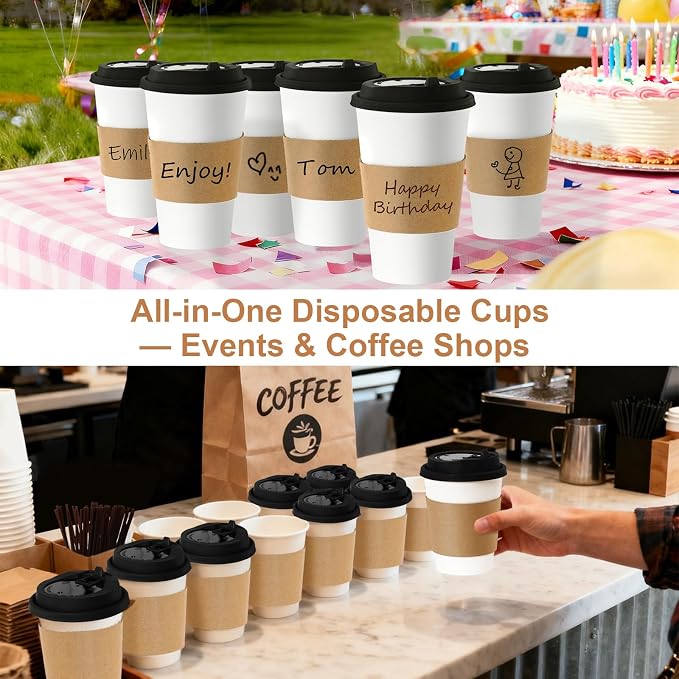 16 oz 500 Pack Coffee Cups - Image 9