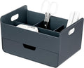 BLUE GINKGO Portable Desk Organizer, Made in Korea | 3 Compartments. Half by BLUEGINKGO