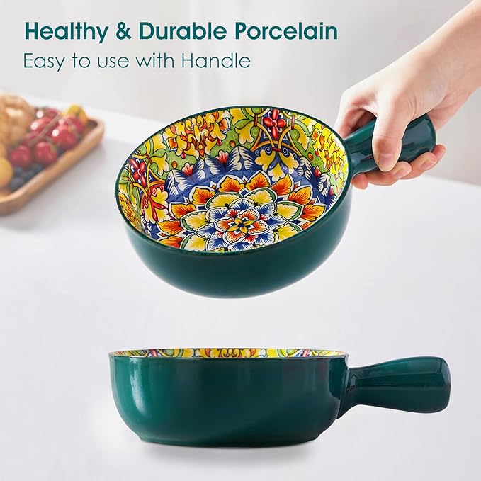 vancasso Boho 23 Oz French Onion Soup Bowls - Image 5