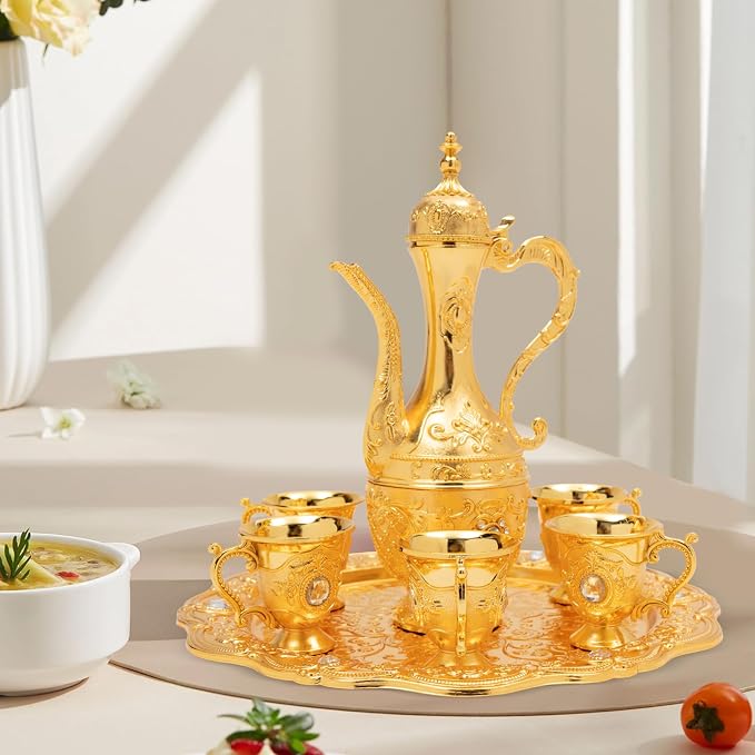 Turkish Tea Set, Vintage Coffee Pot - Image 2