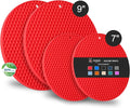 4 Pack Silicone Trivet for Hot Dishes | Heat Resistant Silicone Pot Holders for by Joyhalo