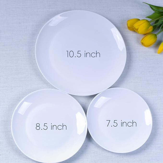 8.5 Inch Salad Plate Set of 6, fruit and versatile kitchen serving - Image 9