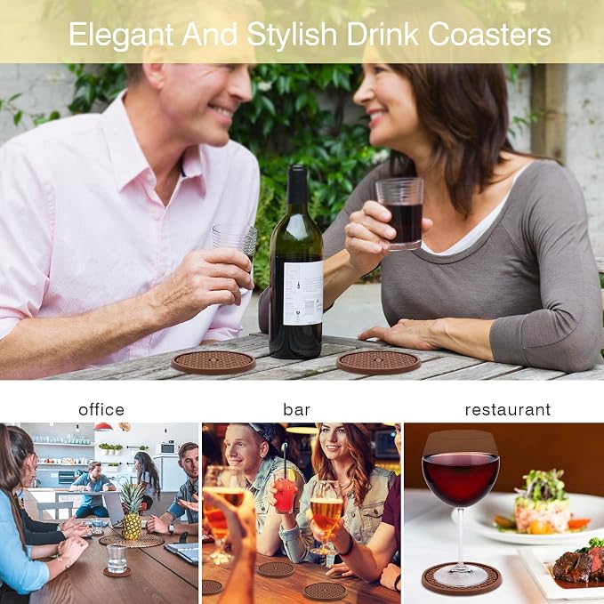 Silicone Drink Coasters - Image 7