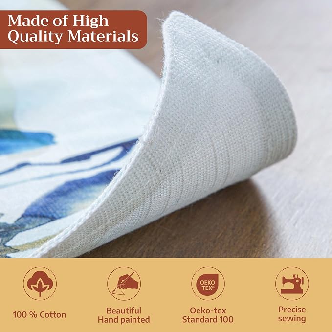 Maison d' Hermine Placemats Set of 4 Reusable 100% Cotton | Cloth Place Mats - Image 3