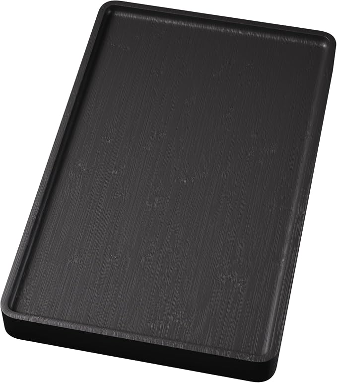 VERTORGAN Bamboo Serving Tray, 15.8x9.8 Inch Trays, Home Decor | Coffee Table by VERTORGAN