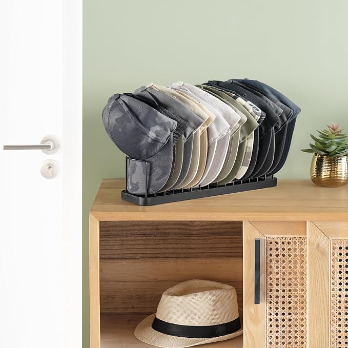 Mkono Hat Organizer for Baseball Caps, Hat Holder Storage for Closet, Space - Image 2