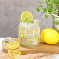 SiliFine 1 Pcs Lemon Icon Juice Glasses - 14oz Yellow Lemon Stemless Wine by SiliFine