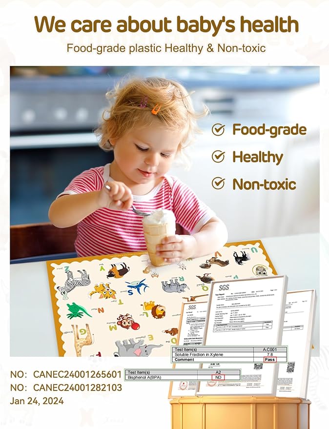 45 Pack Sticky Disposable Placemats - Image 3