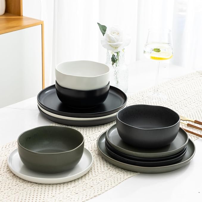 AmorArc Stoneware Dinnerware Sets - Image 2