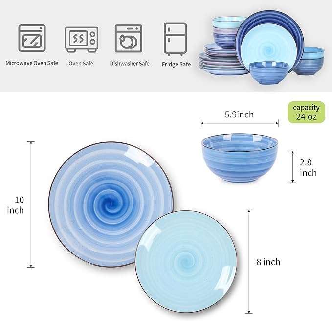 Selamica Ceramic Dinnerware Sets - Image 3