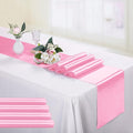 5-Pack Satin Table Runner Pink 12 x 108 inches Long, Table Runners by Hahuho