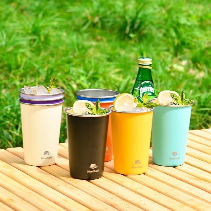 4 Pack Stainless Steel Cups 16oz - Image 5