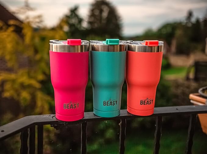 40 oz tumbler - Vacuum Insulated Tumbler - Leak Proof Stainless Steel Travel - Image 4