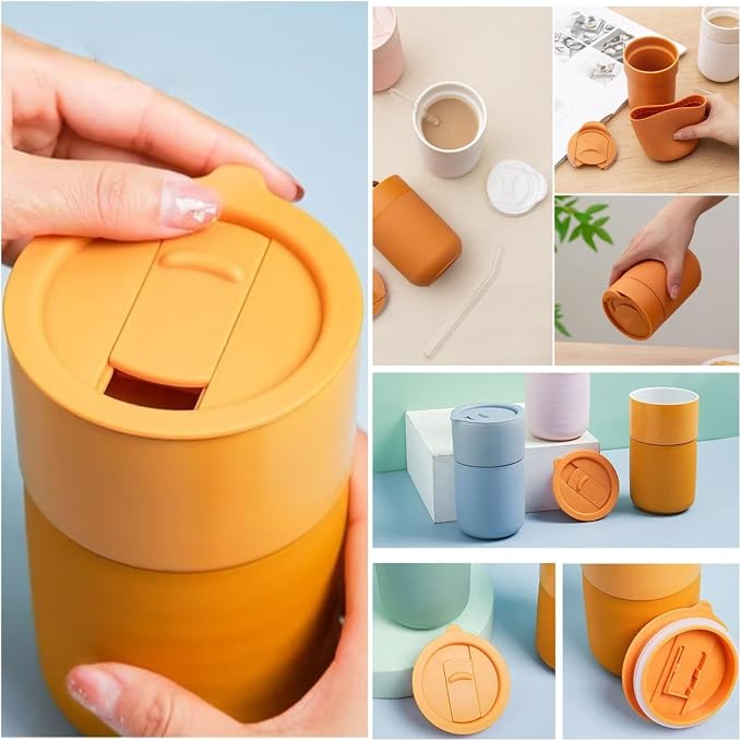 Single‑Wall Ceramic Travel Mug - Image 3