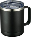 MEWAY 12oz Coffee Mug With Handle and Sliding Lid, Stainless Steel Travel by MEWAY