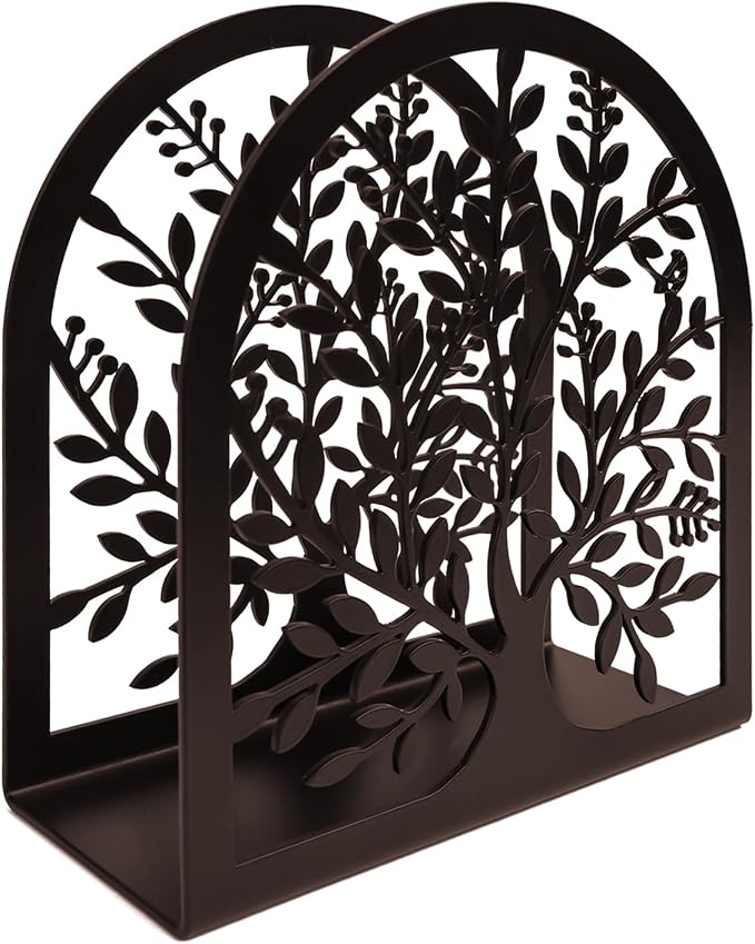Napkin Holder for Tables, Tree of Life Design Modern Metal Napkin Holder for by Fobule