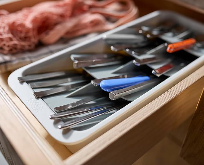 Joseph Joseph DrawerStore Large Tiered Flatware Cutlery Kitchen Drawer Organizer - Image 7