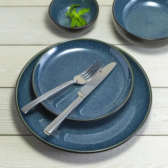 Sango 16-Piece Stoneware Dinnerware Set - Image 5