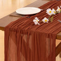 Cheesecloth Table Runner Summer Boho Wedding Birthday Party Home Decor | by Socomi