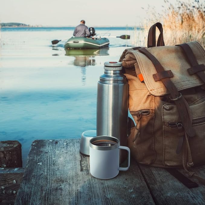 12oz Stainless Steel Insulated Coffee Mug - Image 7
