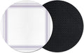 Minimalist Grid Coasters Set of 2 Absorbent Coasters by Unknown