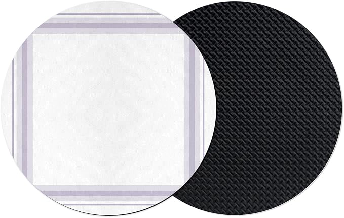 Minimalist Grid Coasters Set of 2, Absorbent Coasters by Unknown