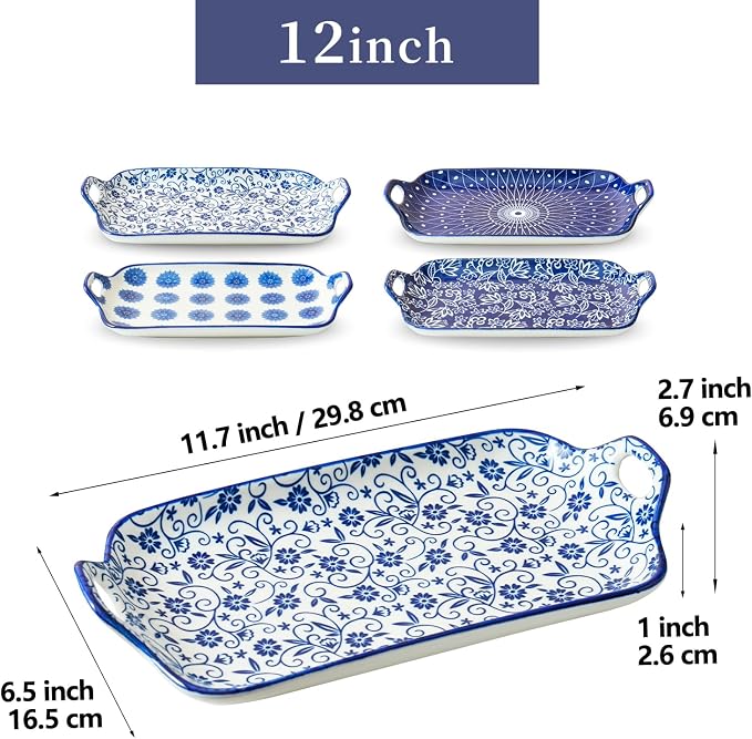 Serving Tray with Handles - Image 4