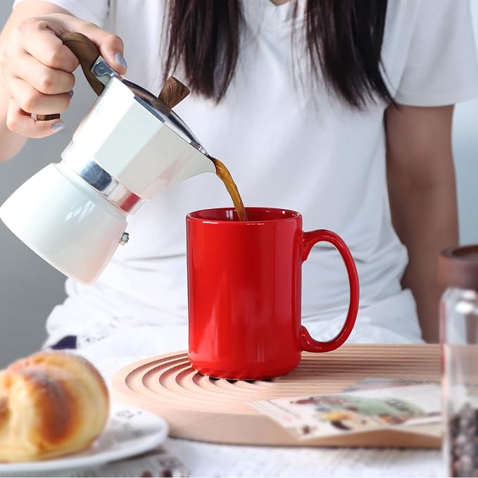 16 OZ Coffee Mugs, Classic Blank Ceramic Cup - Image 7