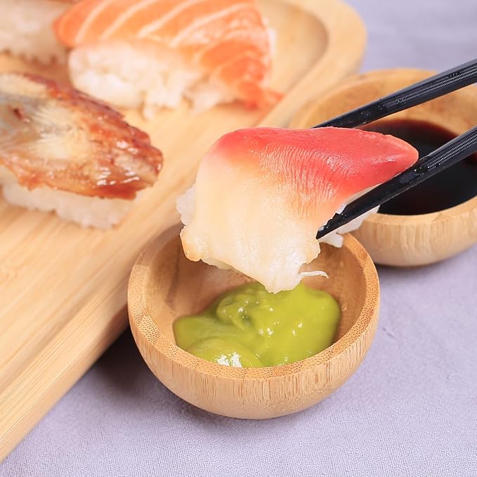 Dipping Bowls Set, Small Bamboo Pinch Bowls - Image 6