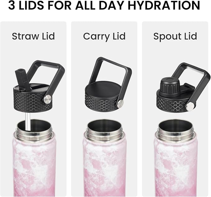 Konokyo 18 oz Insulated Stainless Steel Water Bottle - Image 4