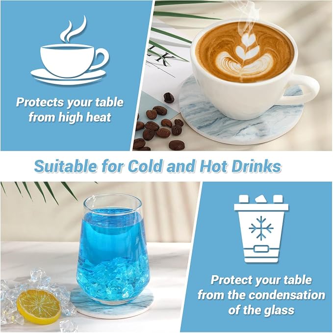 Acejoz Drink Coasters with Holder - Image 6
