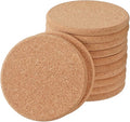 12Pcs Cork Coasters Round Extra Thick Drink Coasters by leean