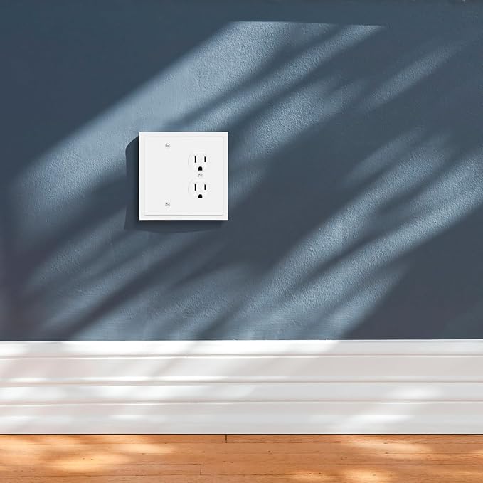 Modern Edge Decorative Wall Plate Switch Plate Outlet Cover, Durable Solid Zinc - Image 4