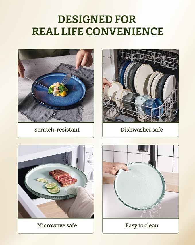 famiware Star 10/8 inches Salad Plates Set - Image 8
