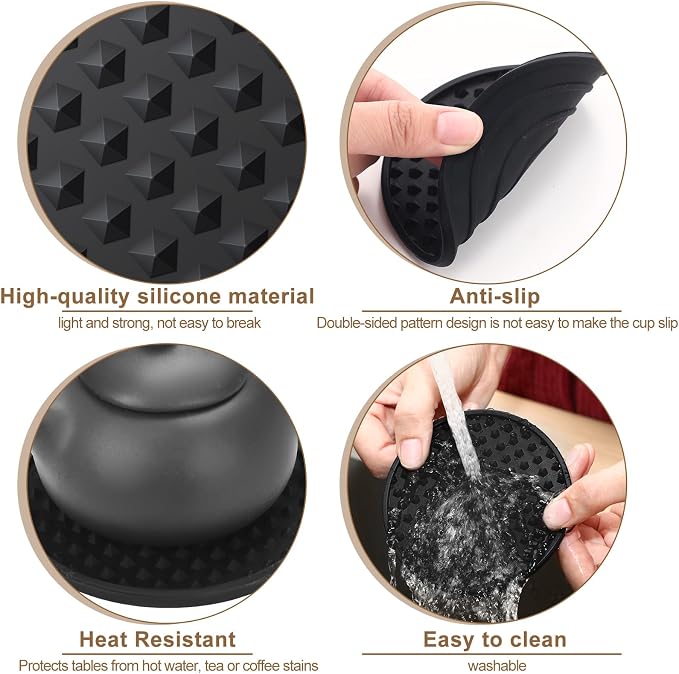 Eccliy 84 Pack Silicone Coasters - Image 5