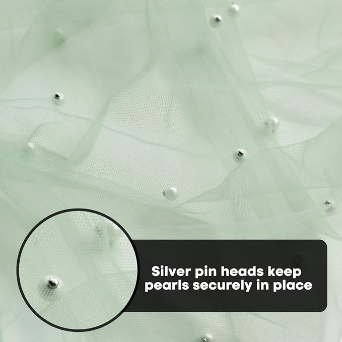 Artoid Mode Pearl Green Gauze Table Runner 120 Inch 10FT, Seasonal Sheer Dining - Image 4