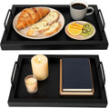 Besti Rustic Vintage Food Serving Trays | Nesting Wooden Board by Besti