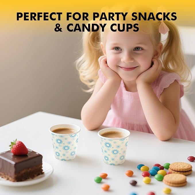 RACETOP 3 oz Bathroom Cups 300 Pack, Small Paper Cups, Disposable, Mini - Image 8