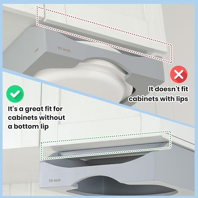 10-inch Paper Plate Dispenser Under Cabinet, Bamboo Paper Plate Holders - Image 4