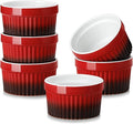 MALACASA Ramekins 4 oz Oven Safe, Small Ceramic Souffle Dishes by MALACASA