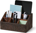 PU Leather Desktop Organizer, Home Luxury Remote Control Holder, Office Desk by Unknown