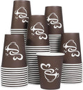 Clawsoff 100 Count 12 oz Coffee Cups Disposable Paper Hot Coffee Cups Brown | by BuyNow