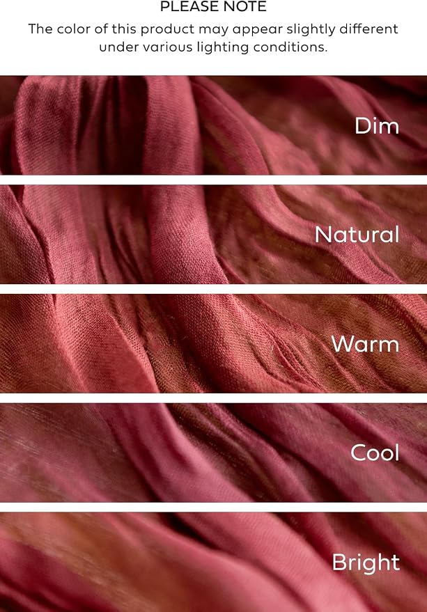 Ling's Moment Dark Red Cheesecloth Table Runner, 120 Inch 10FT | Burgundy Boho - Image 8